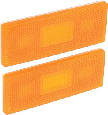 1970-71 Duster, GTX, Road Runner; Front Side Marker Lenses; Amber; Pair