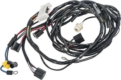 1971 Charger Front Light Harness Without Concealed Headlights & Without Fender-Mounted Turn Signals