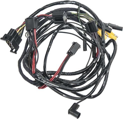 1970 Plymouth B-Body; Front Light Wiring Harness; with Wire for Hood & Fender Mounted Turn Signals