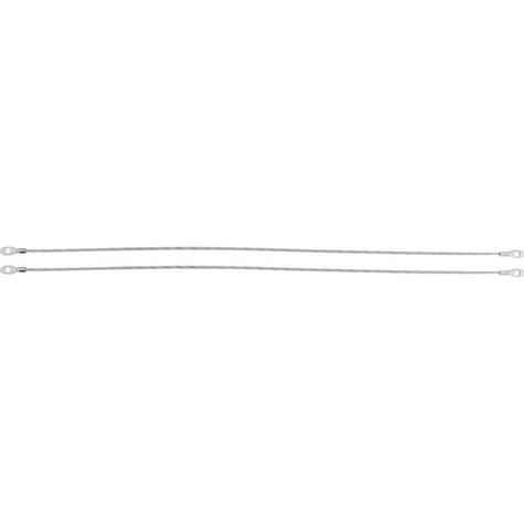 1969-74 Dodge, Plymouth B, E-Body; Hood Pin Lanyards; 13"; Pair; Made in the USA!