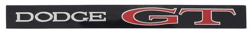 MN2752 - 1969 Dodge Dart; GT Rear Trunk Lid Panel Emblem