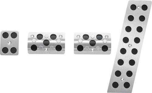 1966-70 Mopar B-Body With Manual Transmission Aluminum Pedal Cover Set