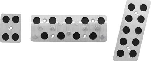 1973-74 Mopar B-Body / E-Body With Automatic Transmission Aluminum Pedal Cover Set