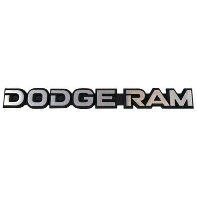 Trim Parts 1981-90 Dodge Truck Tailgate Emblem/Ramcharger Hatch Emblem, Each - (MP3186)