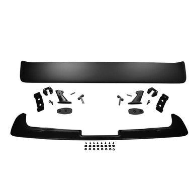 Trim Parts 71 Charger Licensed Mopar Organosol Black Front & Rear Gull Wing Spoiler Package - (MP506B)