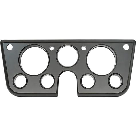 1967-72 Chevrolet/GMC Truck, Blazer, Jimmy, Suburban; Billet Aluminum Dash Gauge Bezel; Matte Black Powder Coated Bezel