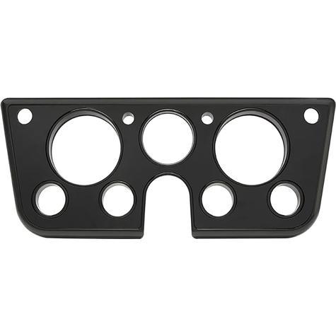1967-72 Chevrolet/GMC Truck, Blazer, Jimmy, Suburban; Billet Aluminum Dash Gauge Bezel; Matte Black Powder Coated Bezel