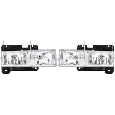 1988-98 Chevrolet/GMC Fullsize Truck - Diamond Clear Headlamp Set
