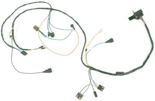 1970 Chevy Nova; Engine Wiring Harness; 8 Cylinder; 307ci, 350ci; Auto Trans; with Warning Lights; with H.E.I.