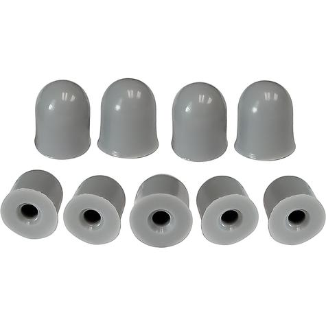 1967-68 Mustang; Tail Lamp and Rear Side Marker Lamp Screw Protector Cap Set; 9 Pieces
