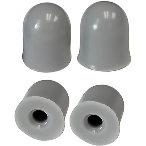 1968 Mustang; Rear Side Marker Lamp Screw Protector Cap Set; 4 Pieces