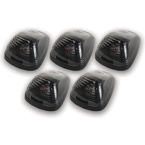 1999-2016 Ford Style LED Hi-5 Cab Roof Light Kit, Smoke