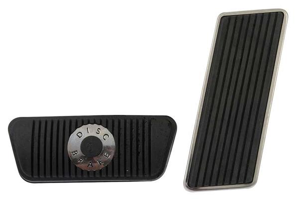 1965-67 Mustang with Automatic Trans and Disc Brakes Pedal Pad Kit