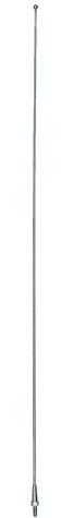 1965-68 GM 30" Non-Telescoping Fixed AM/FM Stainless Steel Radio Round Antenna Mast