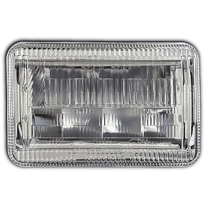 Quake LED Classic Tech Series; 4" x 6" Replacement LED Headlight with RGB Accent; Single