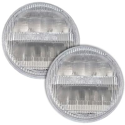 Quake LED Classic Tech Series; 5.75" Replacement LED Headlight with RGB Accent; Pair