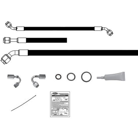 1961-64 Impala; w/o Factory Air; 1963-64 Impala w/ Factory Air; Vintage Air SureFit Modified Reduced Barrier Hose Kit