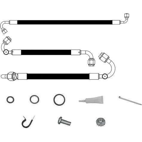 1955-57 Chevrolet Pickup Truck; Vintage Air SureFit Standard Reduced Barrier Hose Kit