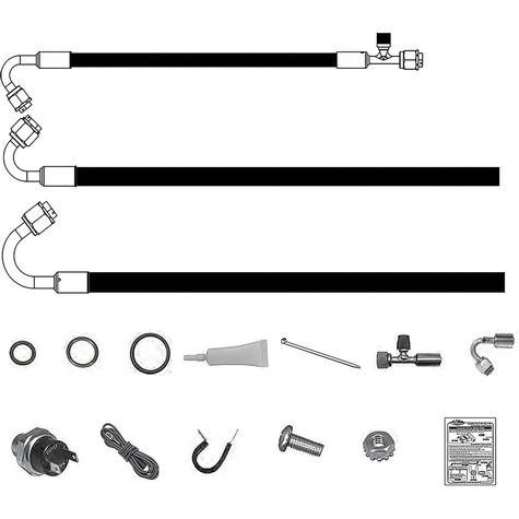 1958-59 Chevrolet Pickup Truck; Vintage Air SureFit Modified Reduced Barrier Hose Kit