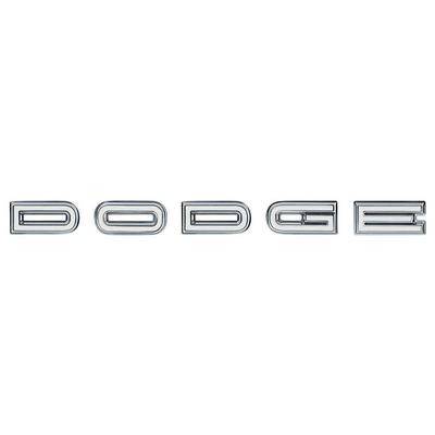 RM4225 - 1968 Dodge Coronet; DODGE Tail Panel Emblem; 5 Piece Letter Set; Mopar Licensed