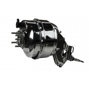 The Right Stuff 1964-76 Mopar A/B/E-Body, 8" Chrome Dual Diaphram Brake Booster With Brackets - (RPB8001C)