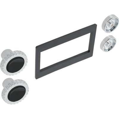 1960-63 Chevrolet, GMC Truck; Bezel And Chrome Knob Kit; For RetroSound Series 1 & 2 Radio
