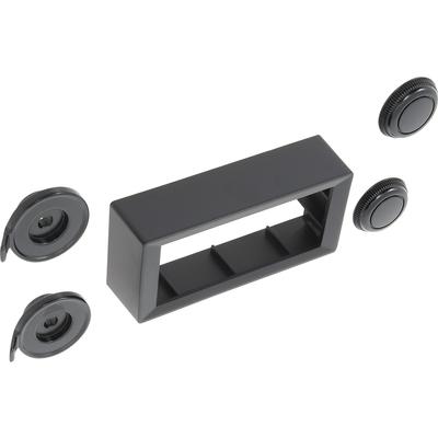 1973-88 GM Car & Truck; Universal GM Bezel And Knob Kit; For RetroSound Series 1 & 2 Radio; Black