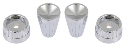 1958-62 GM RetroSound Chrome Radio Knobs