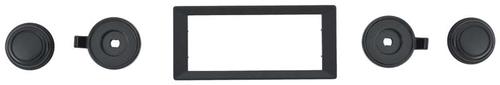 1973-84 Impala - Retrosound Black Bezel And Knob Set
