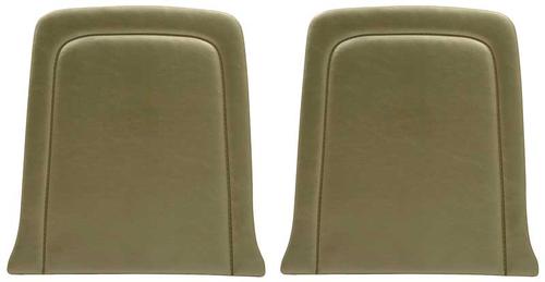1966-67 Mustang Pony, Standard Interior; Upholstered Seat Back Panels; Ivy Gold