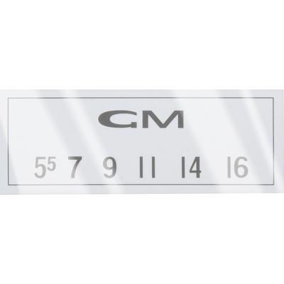 RetroSound Radio Screen Protector Set with Vintage Style "GM" Lettering Logo