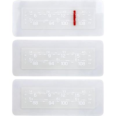 RetroSound Europa Tempered Glass Vintage Overlay - Set of 3