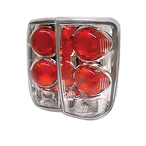 1995-2005 Chevrolet Blazer & GMC Jimmy; Euro Style Tail Lights; Chrome