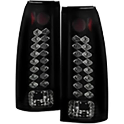 1988-1998 Chevrolet C1500 & 1992-1994 Chevrolet Blazer; LED Tail Lights; Black Smoke