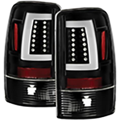 2000-2006 Chevrolet Tahoe; Version 2 Light Bar LED Tail Lights; Black
