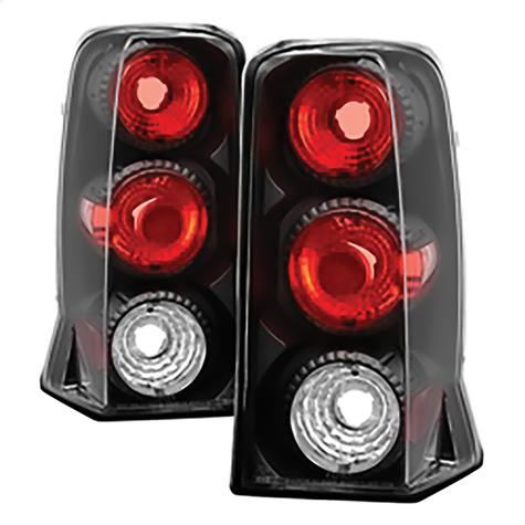 2002-2006 Cadillac Escalade; Euro Style Tail Lights; Black