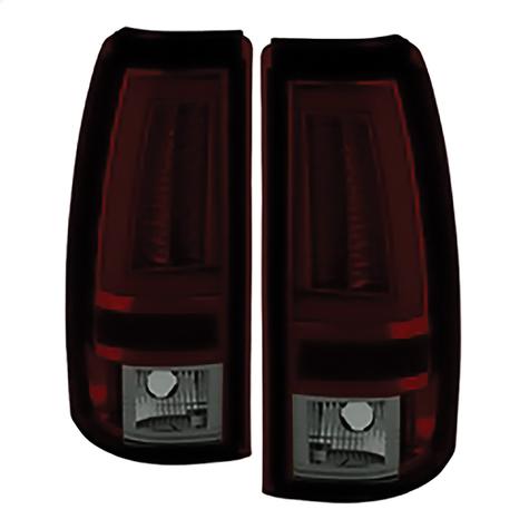 2003-2007 Chevrolet Silverado 1500/2500; Version 2 LED Tail Lights; Red Smoke