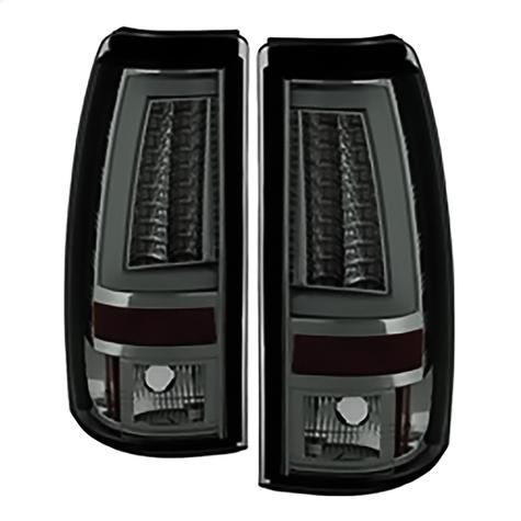 2003-2007 Chevrolet Silverado 1500/2500; Version 2 LED Tail Lights; Smoke