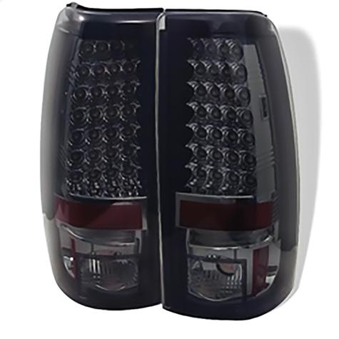 1999-2002 Chevrolet Silverado 1500/2500; 1999-2006 GMC Sierra 1500/2500/3500; LED Tail Lights; Smoke