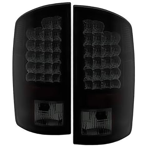 2002-2006 Dodge Ram 1500; 2003-2006 Dodge Ram 2500/3500; LED Tail Light; Black Smoke
