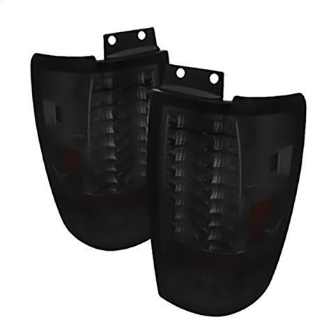 1997-2002 Ford Expedition; Version 2 LED Tail Lights; Smoke