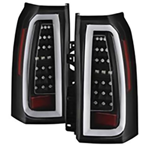 2015-2018 GMC Yukon; LED Tail Lights; Black