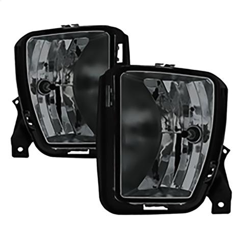 2013-2018 Dodge Ram 1500; Only OEM Style Fog Lights; Smoked