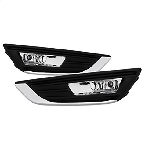 2015-2016 Ford Focus; OEM Fog Lights; Clear
