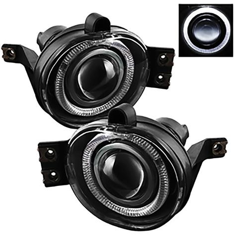 2002-2005 Dodge RAM 1500; 2003-2006 Dodge RAM 2500/3500; Halo Projector Fog Lights; Clear