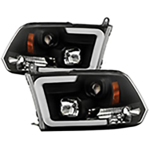 2010-2019 Dodge Ram 1500/2500/3500; Factory Halogen Model Only Version 2 High-Power LED; Black