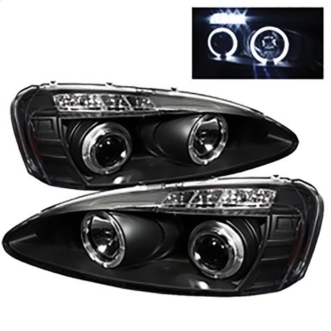 2004-2008 Pontiac Grand Prix; Projector Headlights; Black