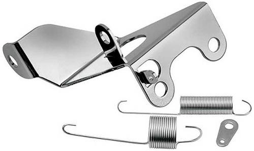 Lokar Throttle Cable Bracket & Spring Set - Big Block 502 - Stainless Steel
