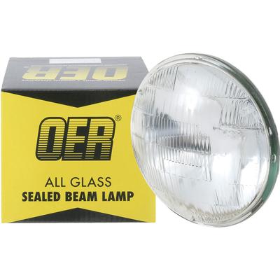 Headlamp Sealed Beam; 12 Volt; High Beam; 5-3/4" Round; Tungsten
