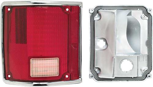 1973-91 Chevy Truck, Blazer, Suburban, Jimmy; Tail Lamp Assembly; with Trim; Drivers Side